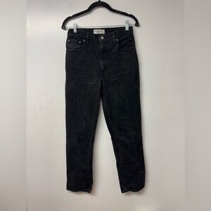 Abercrombie & Fitch ‘90s Straight Ultra High Rise Black Jeans Size 27/4 Women’s